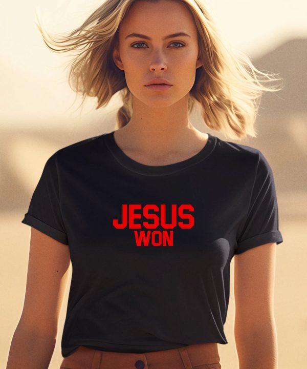 Treveyon Henderson Wearing Jesus Won Shirt2