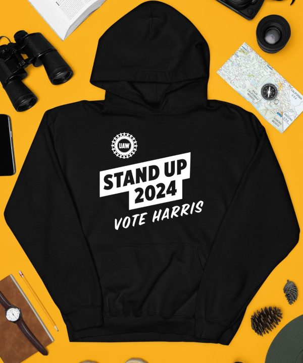 Uaw Stand Up 2024 Vote Harris Shirt4