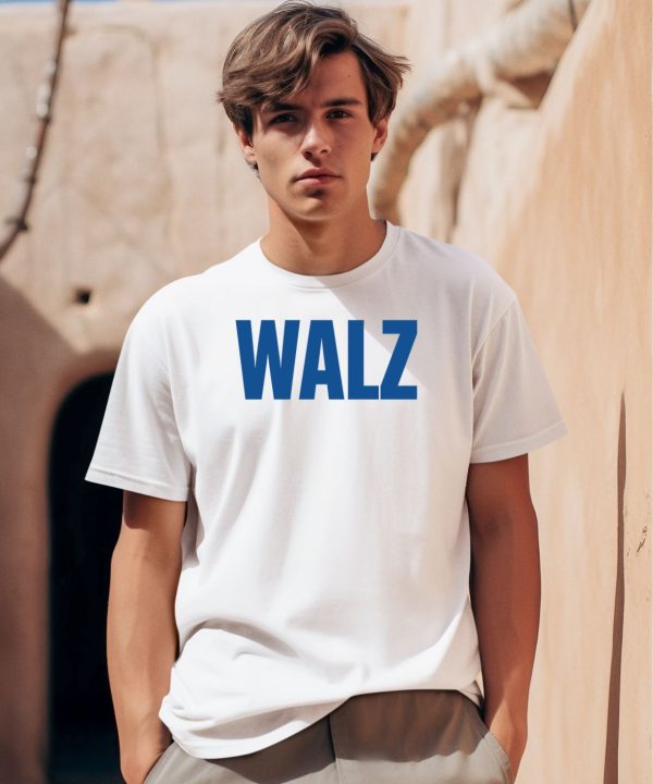 Walz Nebraskan Coach Teacher Veteran Minnesota Governor Midwest Dad Dirt Road Dem Shirt0