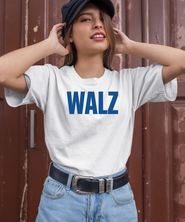 Walz Nebraskan Coach Teacher Veteran Minnesota Governor Midwest Dad Dirt Road Dem Shirt2