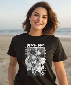 Youngla X Attack On Titan Merch Female Titan Shirt3