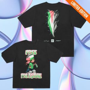 kenny Nts Merch Store Free Palestine T Shirt Black sss