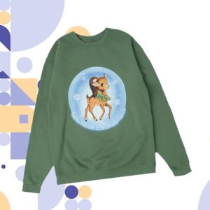 kenny ariana grande merch store santa tell me crewneck E