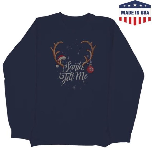 kenny ariana grande merch store santa tell me tenth anniversary crewneck