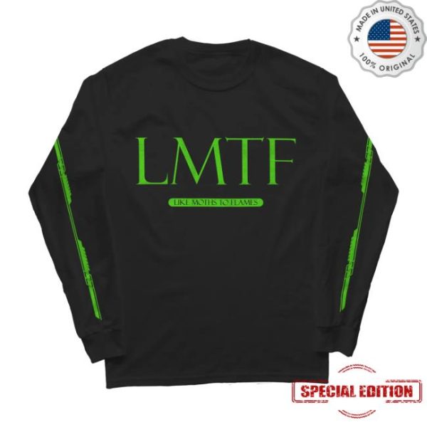 kenny down right merch like moths to flames lmtf long sleeve ss