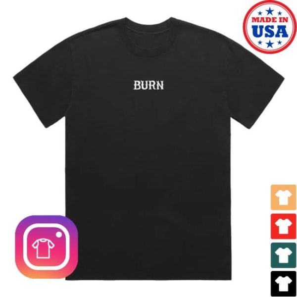 kenny eajpark merch shop burn white lighter tee