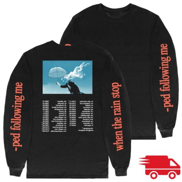 kenny eajpark merch shop when the rain stopped following me exclusive tour longsleeve sd