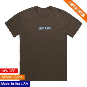 kenny royel otis merch store homecoming faded brown t shirt