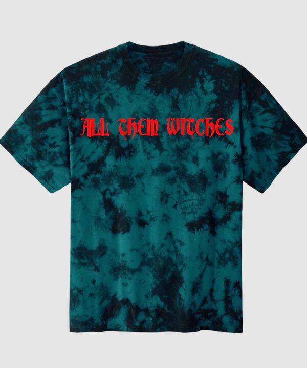 All Them Witches Merch Blue Tie Dye T Shirt.jpg