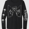 Black Long Sleeve Angel Tee All Them Witches Shop Merch Store.jpg