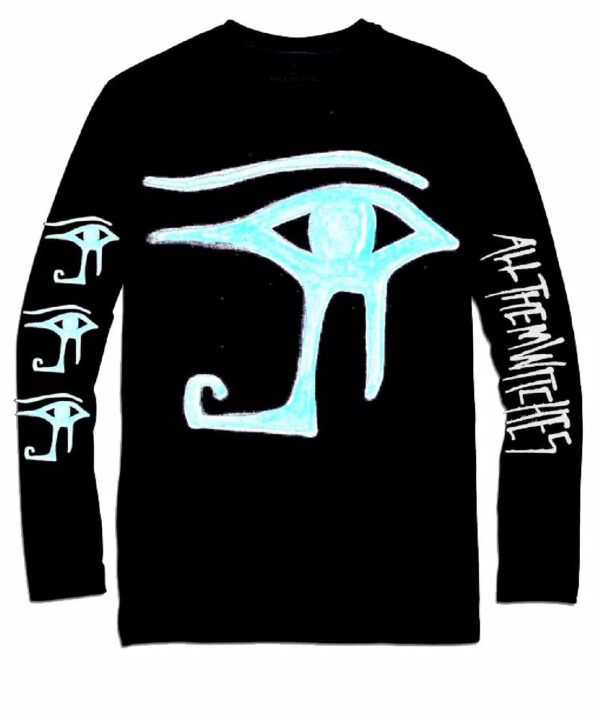 Black Long Sleeve Teal Eye Tee All Them Witches Shop Merch Store.jpg