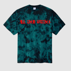 Blue Tie Dye T Shirt All Them Witches Shop Merch Store.jpg