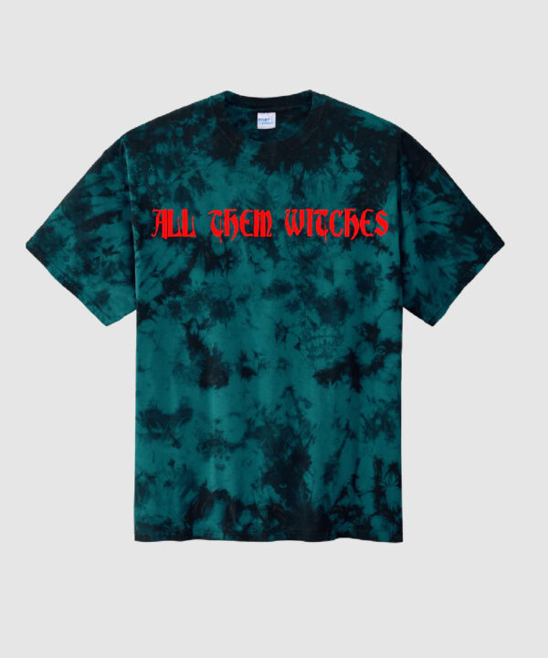 Blue Tie Dye T Shirt All Them Witches Shop Merch Store.jpg