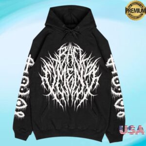 kenny Bad Omens Official Merch Store Death Metal Hoodie White Variant