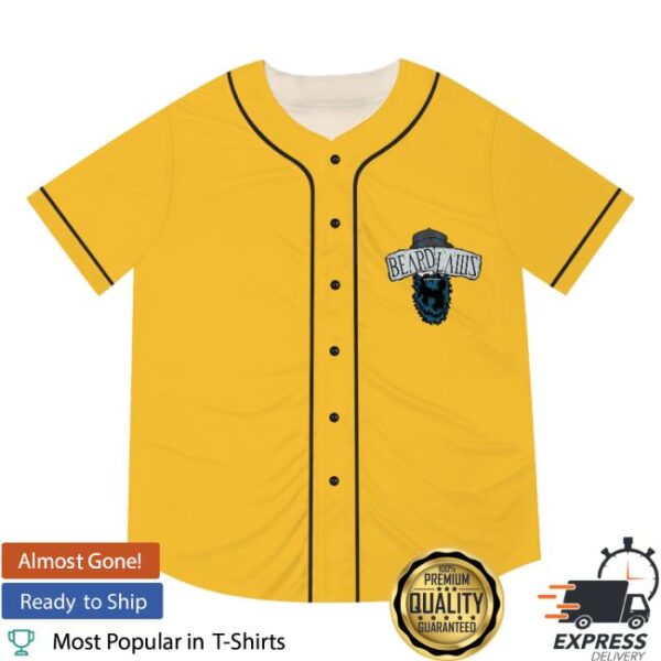 kenny Bear Laws Merch Store Beard Laws Baseball Jersey Yellow