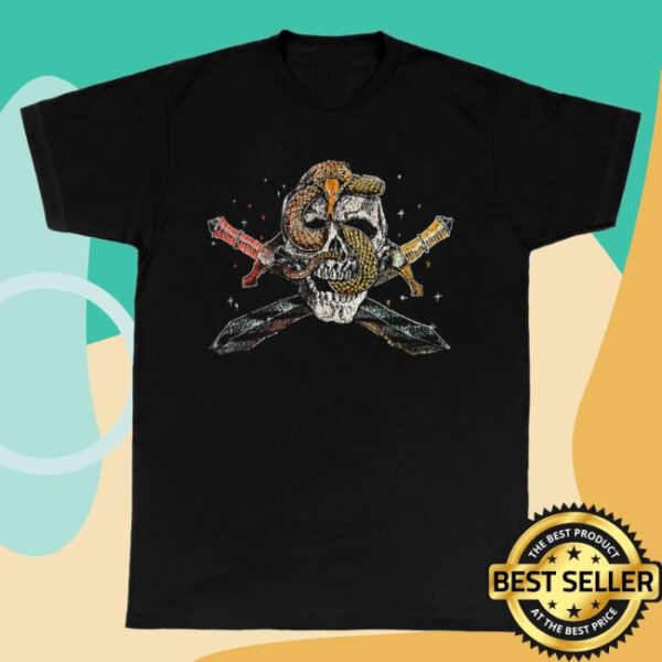 kenny Fullbreach77 Merch Store Skull Snake Swords Men'S T Shirt