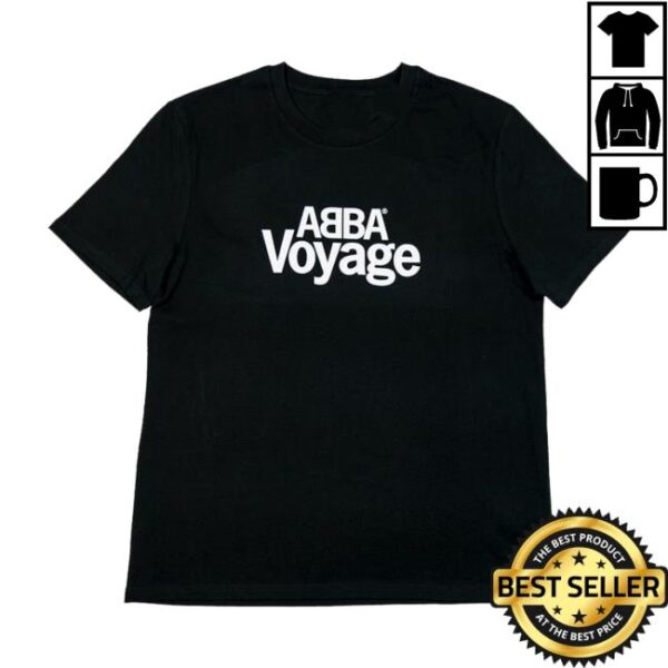 kenny abba voyage merch store 2025 signature tee black sw