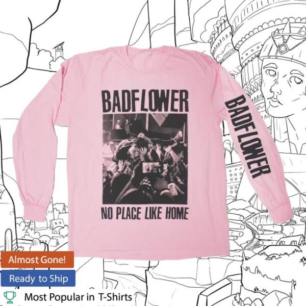 kenny badflower merch store no place like home 2024 tour long sleeve tee s