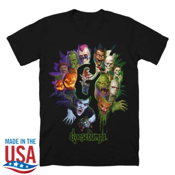 kenny cavitycolors merch store goosebumps 90s monster mash t shirt s