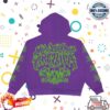 kenny city morgue official merch shop graffiti washed zip hoodie purple qqq