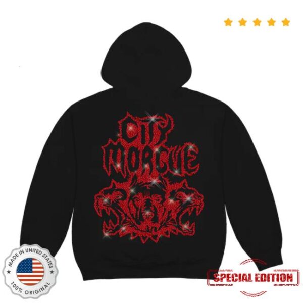 kenny city morgue official merch shop my bloody america rhinestone hoodie qwq