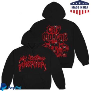 kenny city morgue official merch shop my bloody america rhinestone hoodie qwq w