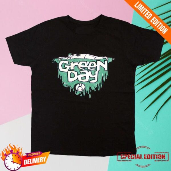 kenny cool merch store rock off green day kerplunk logo sad face t shirt