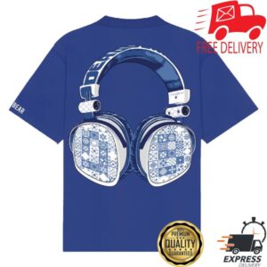 kenny crepdogcrew merch store deadbear the headphone tee royal blue