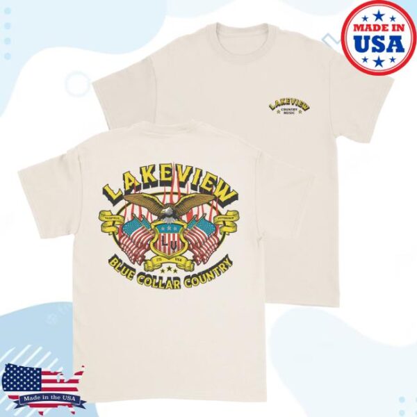 kenny down right merch lakeview american tee