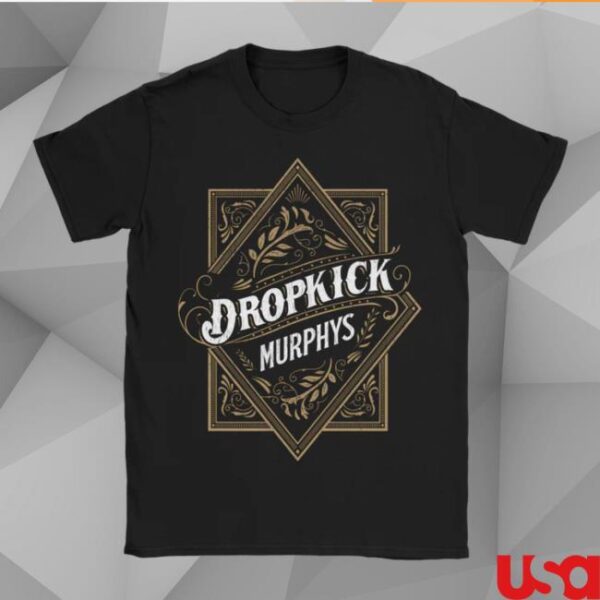 kenny dropkick murphys merch diamond label t shirt black