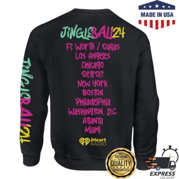 kenny forward merch store jingle ball 24k tour crewneck s