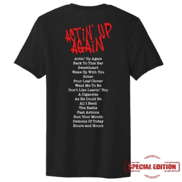 kenny gavin adcock merch store actin up again album tee s