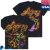 kenny glo gang worldwide merch shop flaming glo tongue tee black su