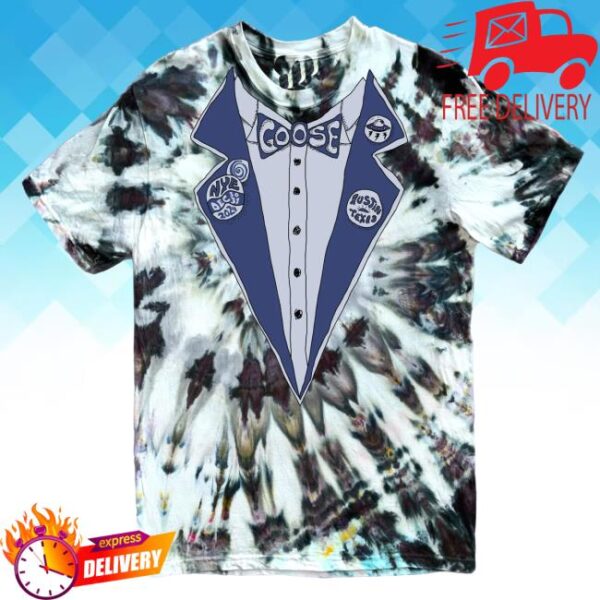 kenny goosetheband merch store tuxedo tie dye t shirt