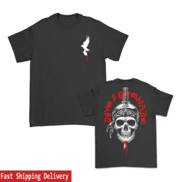 kenny hollywood undead merch store dagger skull tee black