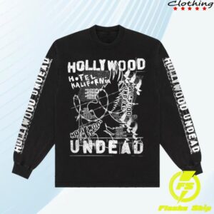 kenny hollywood undead merch store hk collage longsleeve shirt black