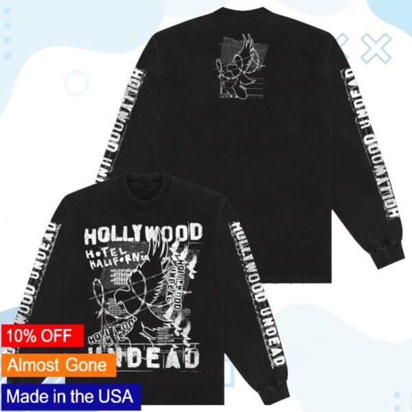 kenny hollywood undead merch store hk collage longsleeve shirt black s we