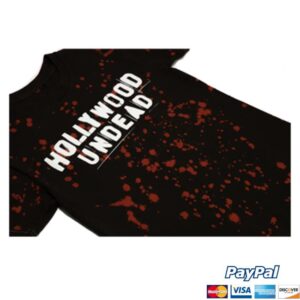 kenny hollywood undead merch store hk evil tee blood splatter dye