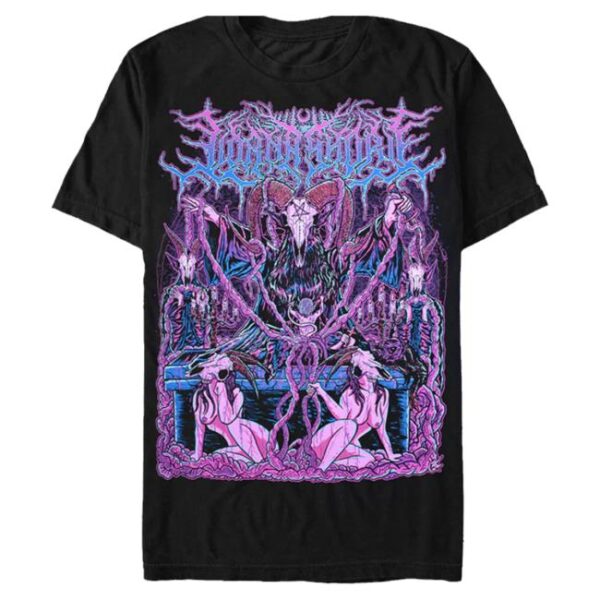 kenny impericon merch store lorna shore pink goat t shirt