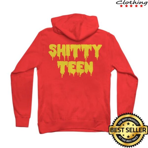 kenny lindsey way merch store shitty teen red zip hoodie wq