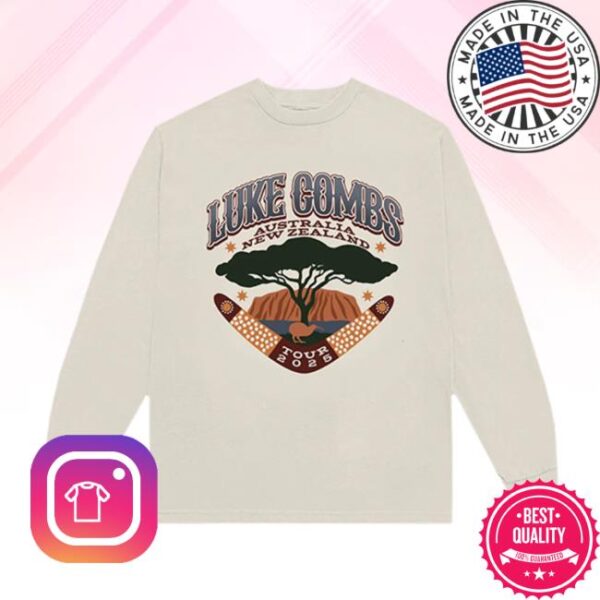 kenny luke combs merch store tour 2025 boomerang long sleeve