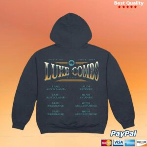 kenny luke combs merch store tour 2025 portrait hoodie s