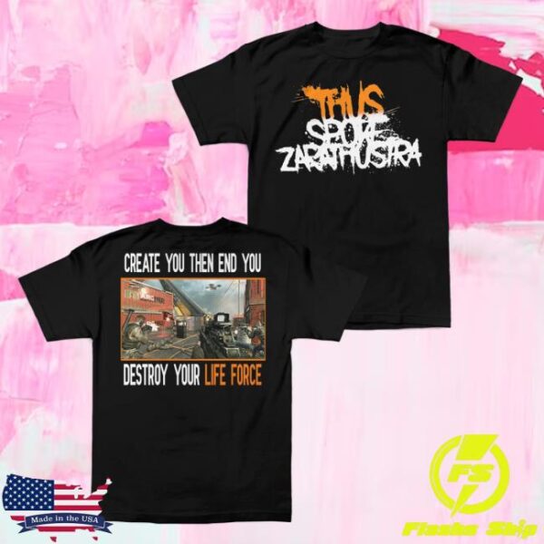 kenny massacre merch store thus spoke zarathustra headshot shirt