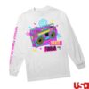 kenny merchnow merch store totally tubular boombox white long sleeve ww