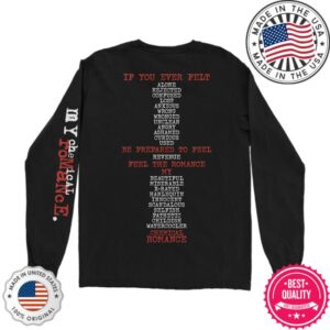 kenny mychemicalromance merch store if you ever felt long sleeve t shirt q