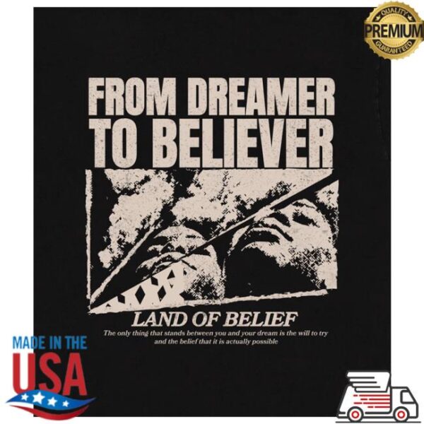 kenny paperplane merch stop dreamer to believer long sleeve tee e