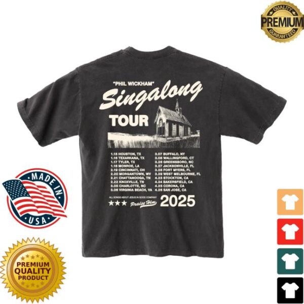 kenny phil wickham merch store 2025 singalong tour tee