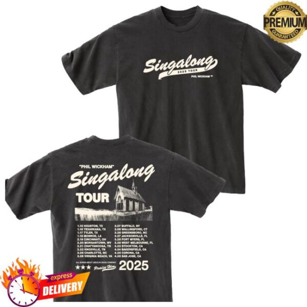 kenny phil wickham merch store 2025 singalong tour tee qaD