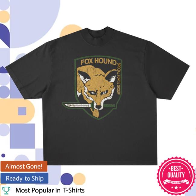 Prestige Merch Metal Gear Solid Fox Hound Shirt - Graphic Design Prints