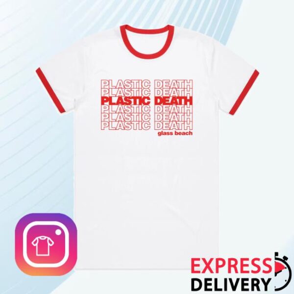 kenny run for cover records merch store glass beach plastic death ringer shirt